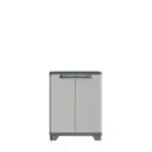 Spintelė Linear Base Cabinet, juoda/balta Photo