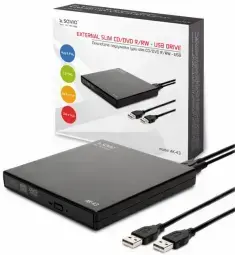 Savio External Slim CD/DVD R/RW USB Drive