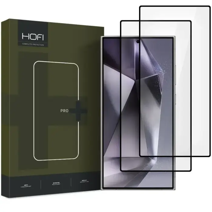 HOFI GLASS PRO+ aizsargstikls telefonam Samsung Galaxy S25 Ultra melns 2 gab.