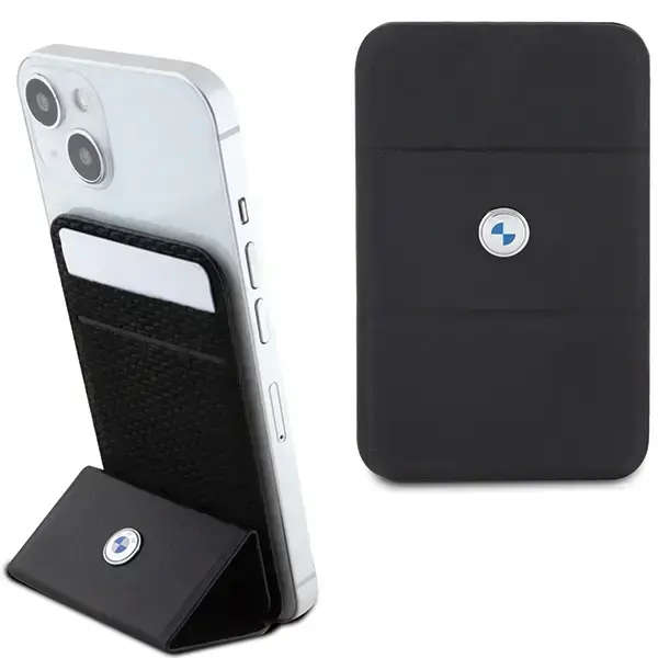 BMW Wallet Card Slot Stand MagSafe Signature Collection - Black