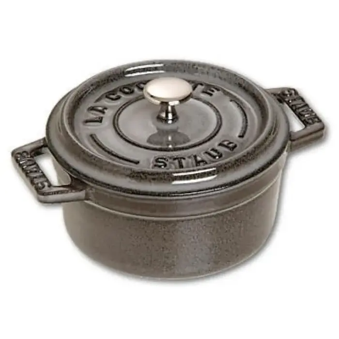 Staub mini ümmargune malmpott - 250 ml, grafiit