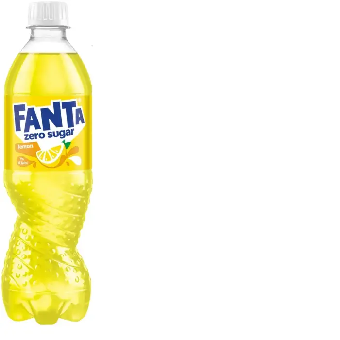 Gāzēts dzēriens FANTA Lemon Zero Sugar