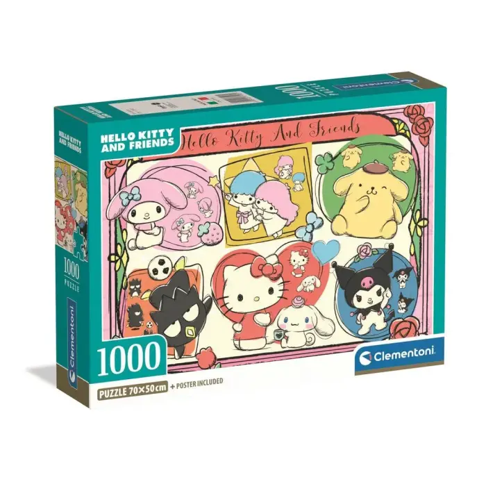 Hello Kitty 2 pusle, 1000 tükki