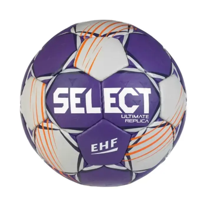 Мяч гандбольный Select Ultimate replica v24 EHF серый-пурпурный 13403 0