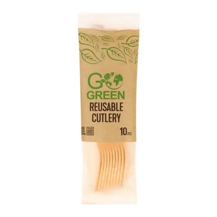 Многоразовые ложки Go Green, 10 шт.