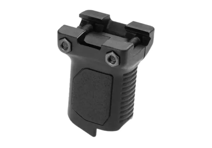 Angled Vertical Picatinny Grip with Cable Management Short (Black)