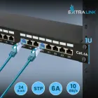 Extralink CAT6A STP patchpaneel 24 porti — Foto 1