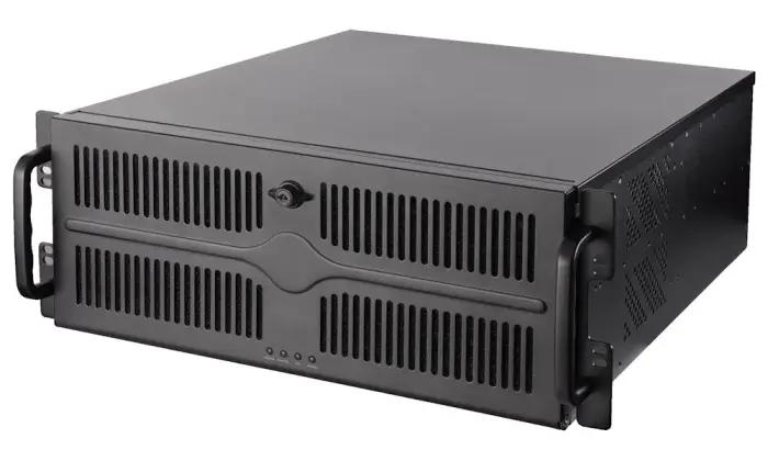 CHIEFTEC AIO rack 4U UNC-409S-AIO-OP / ATX / EATX  bez Power Supplye / black