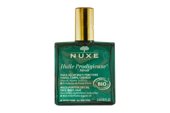 Nuxe Huile Prodigieuse universālā Neroli ķermeņa eļļa, sejai, ķermenim un matiem, Duo komplekts, 2 gab., 12 ml paraudziņš