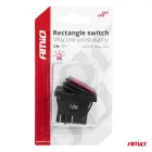 Rectangle switch with red light — Photo 5