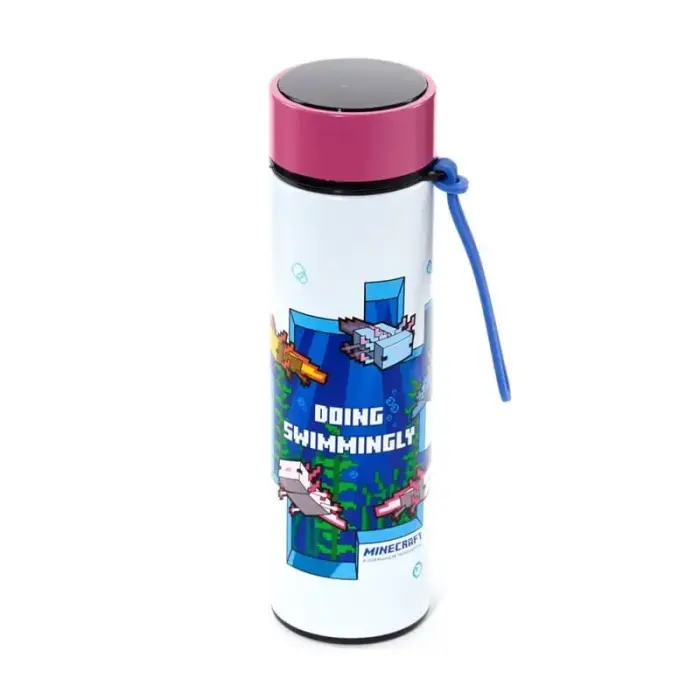 Minecraft Axolotl termomeetriga roostevabast terasest termos 450ml