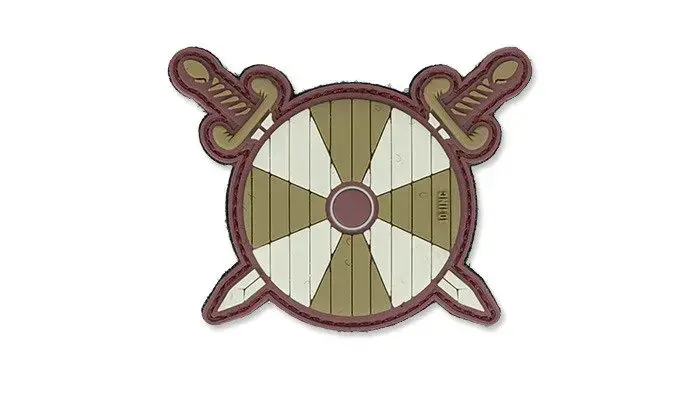 101 Inc. 3D Patch – Viking Shield With Two Swords