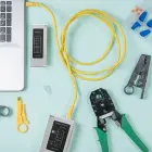 Qoltec Cable networks tester | RJ45 | RJ12 Photo