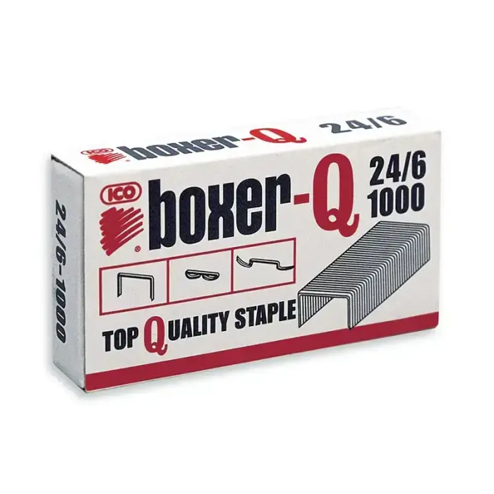 Sąsagėlės ICO BOXER-Q, Nr.24/6, 1000 vnt.