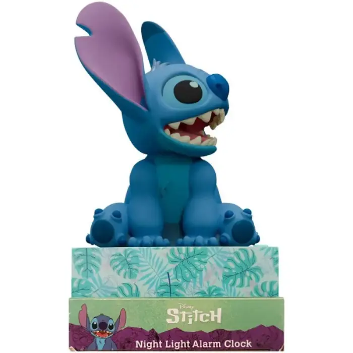 Disney Stitch 3D lamp äratuskellaga