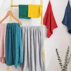 Quick-drying towel 50x90 Active turquoise microfiber Photo