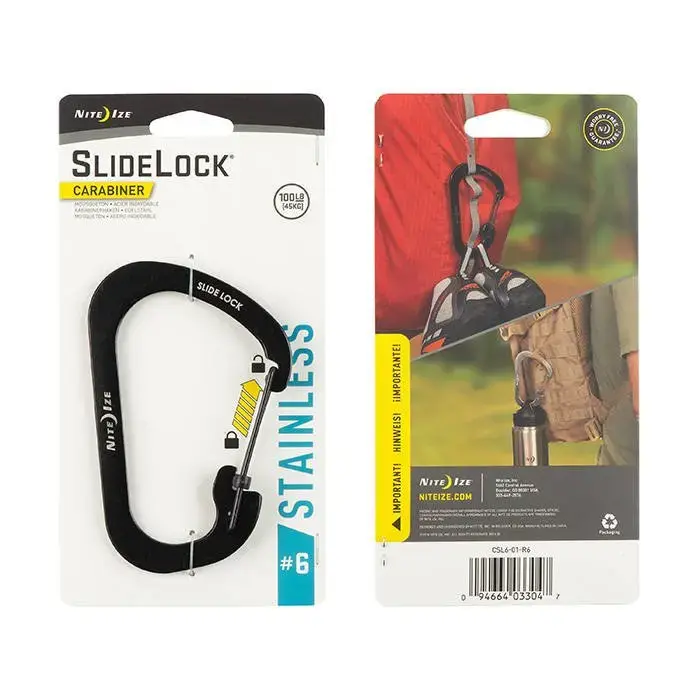 Nite Ize SlideLock karabiin #6 – must