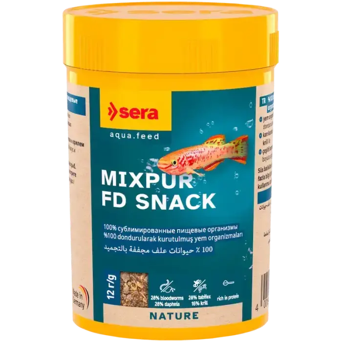 Sera Mixpur FD Snack kalatoit 100 ml (12 g)