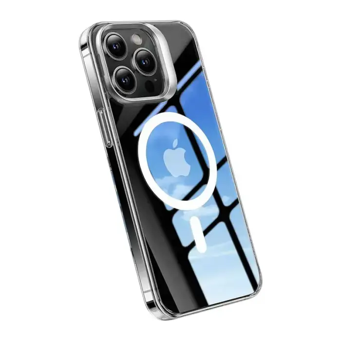 Torras UPRO Lstand Clear-Mag ümbris iPhone 15 Pro (läbipaistev)