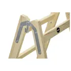 Kahepoolne redel H40 StandardLine / puidust / 2x5 astet Photo