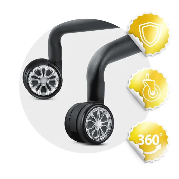 Kółka gumowane do foteli czarne Sofotel 5 szt Foto 9