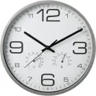 WALL CLOCK 30CM WITH THERMOMETER WHITE — Photo 1