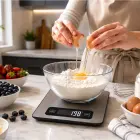 Electronic precision kitchen scale lcd touch — Photo 2