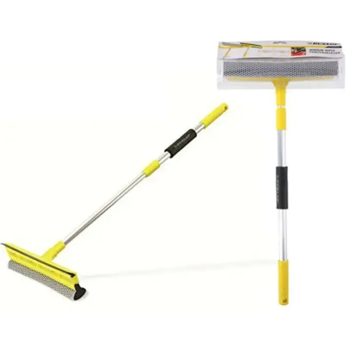 DUNLOP WINDOW AND MIRROR WATER WIPER WITH ADJUSTABLE HANDLE 43-68CM