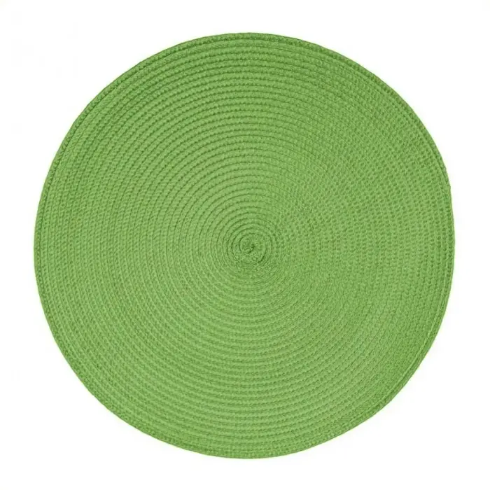 Table placemat Chef, diameter 38 cm, green, round Photo