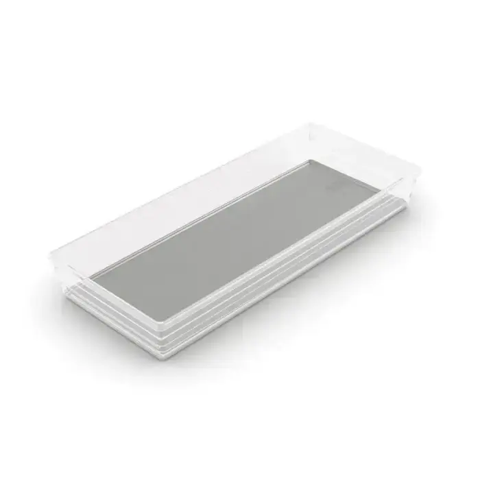 Dėžutė Sistemo Organizer 8 37.5 x 15 x 5 cm permatoma/šviesiai pilka