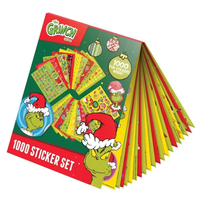 The Grinch A4 sticker book