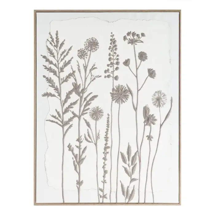 Eurofirany raamitud dekoratiivne pilt 735, 45x60 cm, valge
