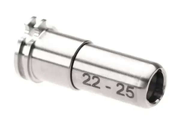 CNC titaanist reguleeritav õhutihendiga düüs 22mm - 25mm AEG-le