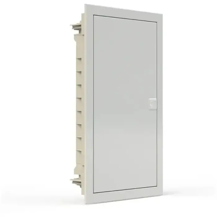 Plastic installation housing with metal door, flush-mounted, IP40, 3 rows, 36 modules Noark PMF 36 107103
