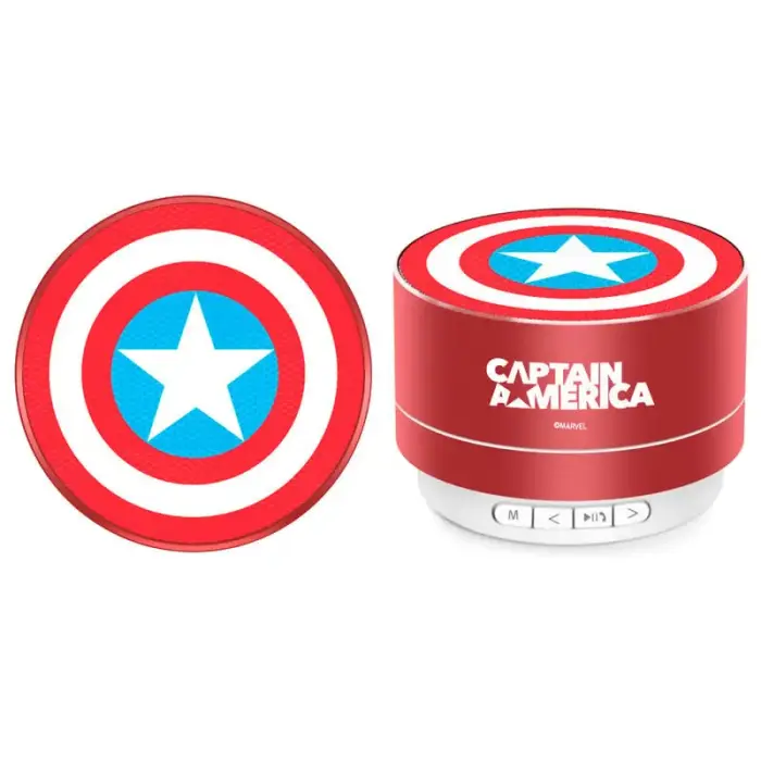 Marvel Captain America bezvadu pārvietojamais skaļrunis