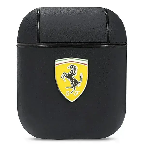 Ferrari On Track odinis dėklas AirPods ausinėms – Juodas