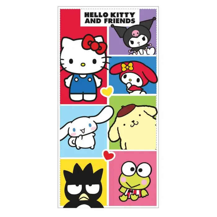 Hello Kitty and Friends microfibre beach towel
