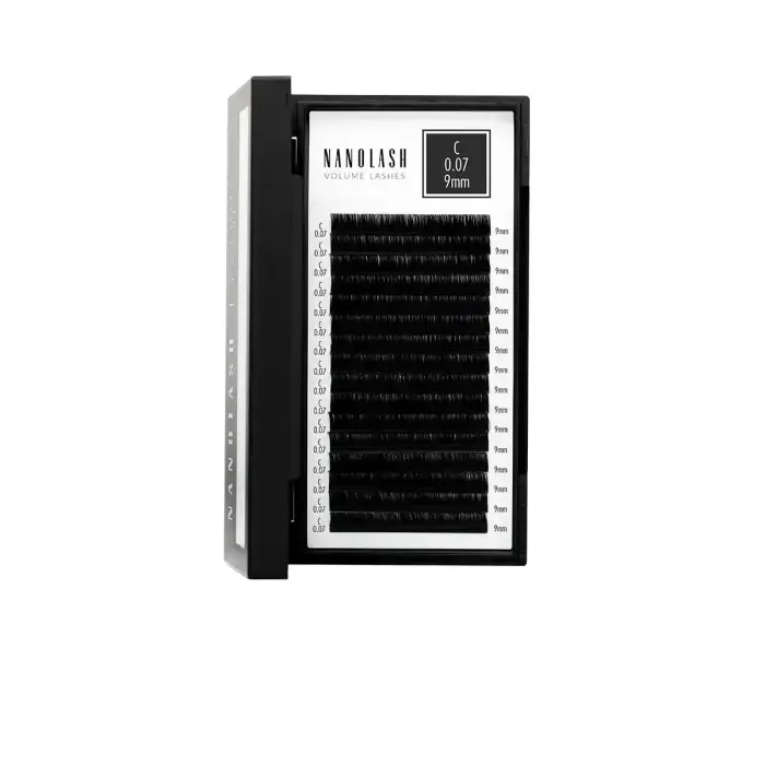 Nanolash Volume Lashes dirbtinės blakstienos 007 C 9 mm, 1 vnt.