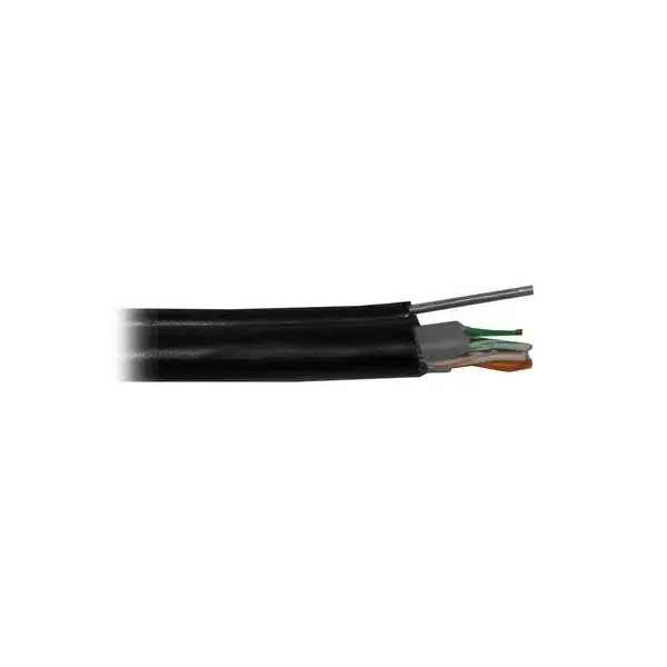 PLANET FTP cable, wire, 4 pairs, Cat5e, PE+PVC outdoor double sheath, steel support cable, Fca, by the meter