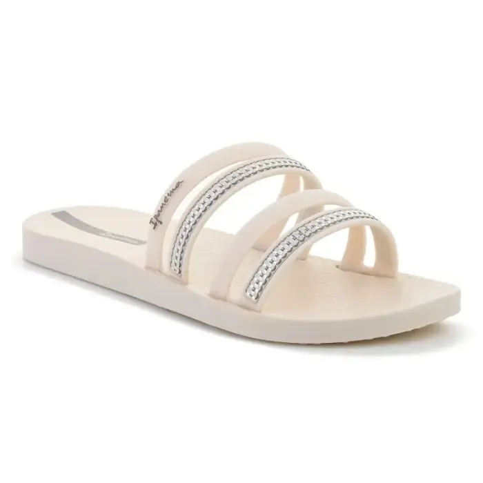 IPANEMA MESH SLIDE II FEM BEIGE/SILVER 83751-BP395 - Buty: EU 41/42