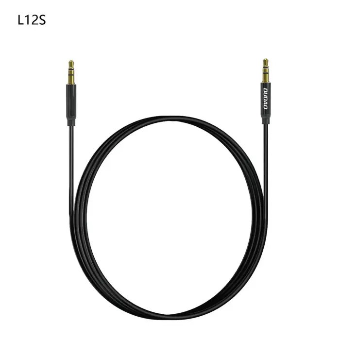 Dudao L12S 3.5mm AUX Stereo Cable 1m – Black