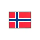 Norway Flag Rubber Patch — Photo 1