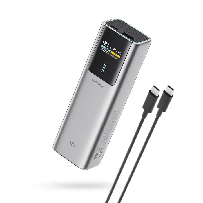 Cuktech CKPB100PGLBL 10000mAh 150W Power Bank – Pelēks