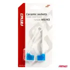 Ceramic sockets angled 2 pcs H1/H3 — Photo 3