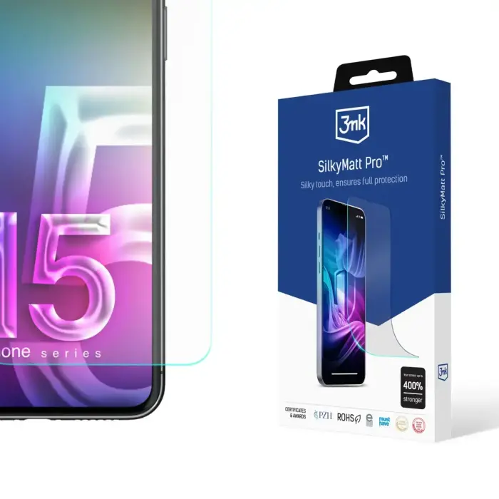 Apple iPhone 15 - 3mk Silky Matt Pro aizsargplēve