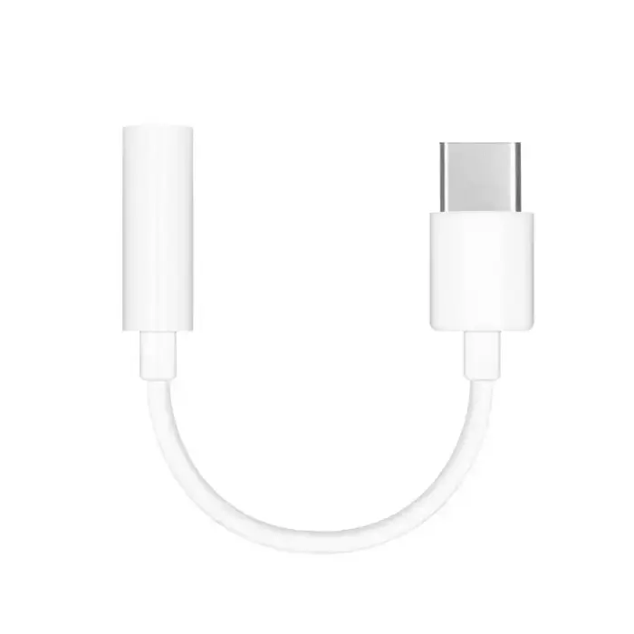 HUAWEI CM20 USB-C uz 3.5mm AUX adapters – Balts