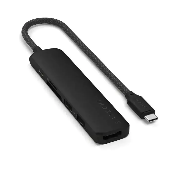 SATECHI 6-in-1 USB-C Multiport Adapter – Black