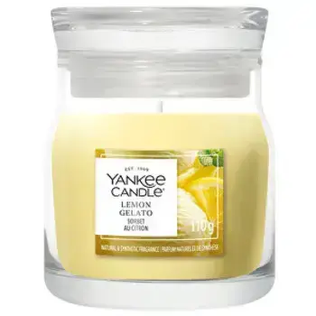 Yankee Candle Lemon Gelato Signature Candle ( citronové gelato ) - Vonná svíčka 110.0g