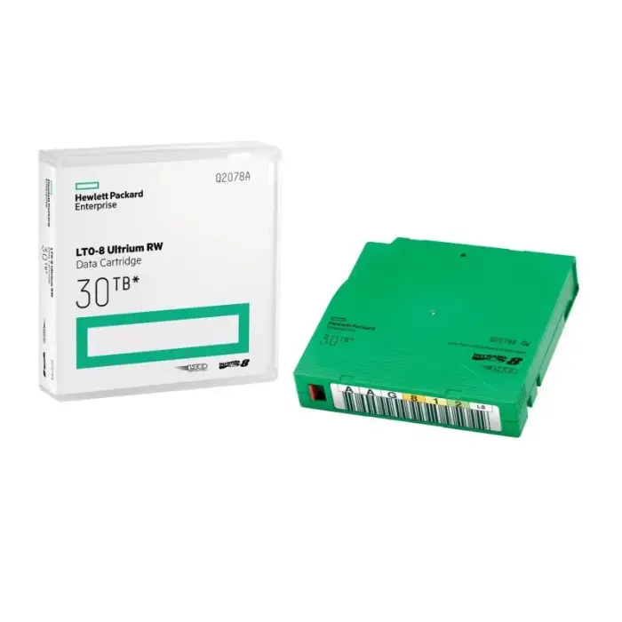 HPE LTO-8 Ultrium 30TB RW картридж данных чистая лента данных 12TB 1.26cm