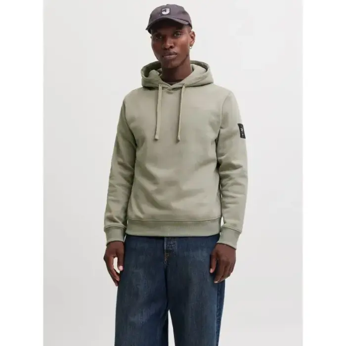 Jack&Jones Vyriški džemperis su gobtuvu JJCLEVELAND SWEAT HOOD SN 12298441 VETIVER, dydis L